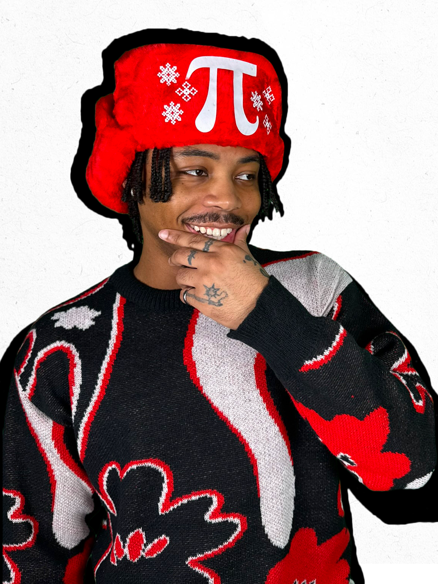 (𝐋𝐈𝐌𝐈𝐓𝐄𝐃) Red Christmas Pie 𝝅 Ushanka