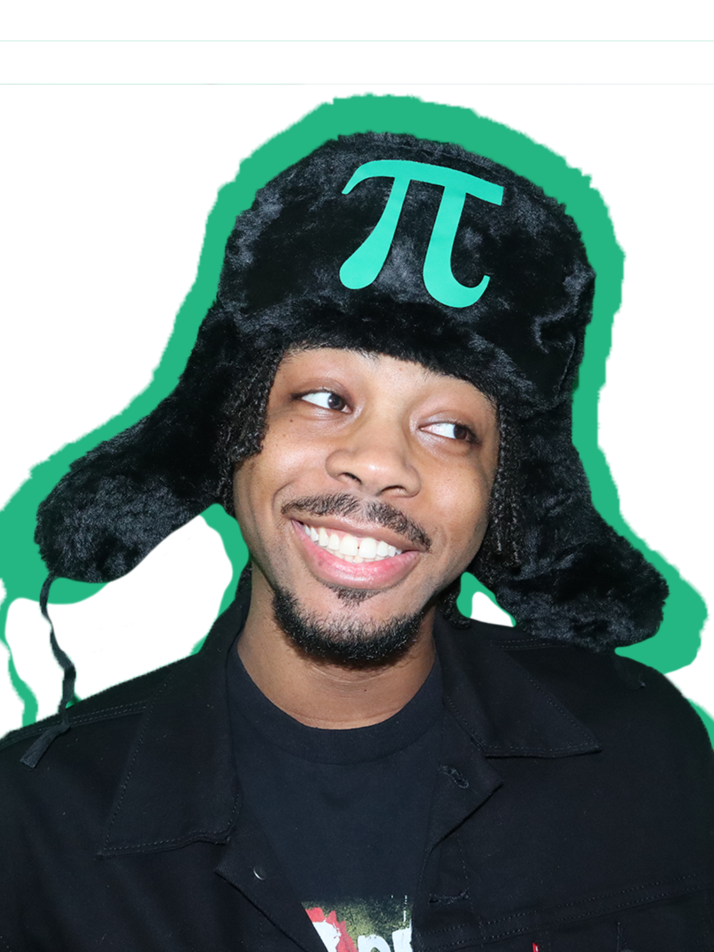 (𝐋𝐈𝐌𝐈𝐓𝐄𝐃) Black/Green Pie 𝝅 Ushanka🍀