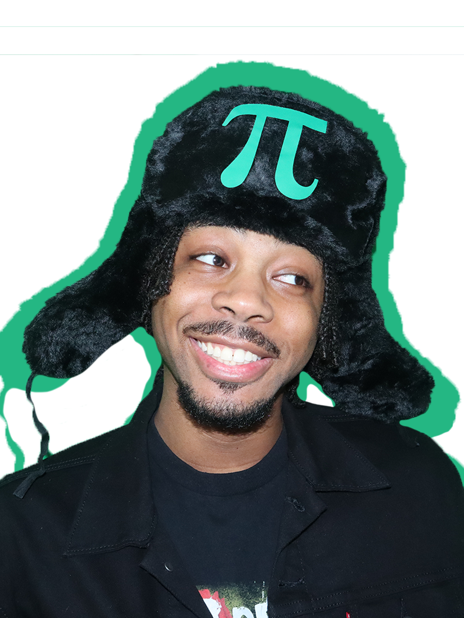 (𝐋𝐈𝐌𝐈𝐓𝐄𝐃) Black/Green Pie 𝝅 Ushanka🍀